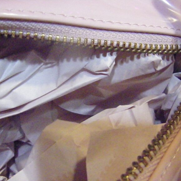 Juicy Couture Exclusive Love Letter Mini Barrel Bag Chiffon Pink Multi NWT - Picture 9 of 10